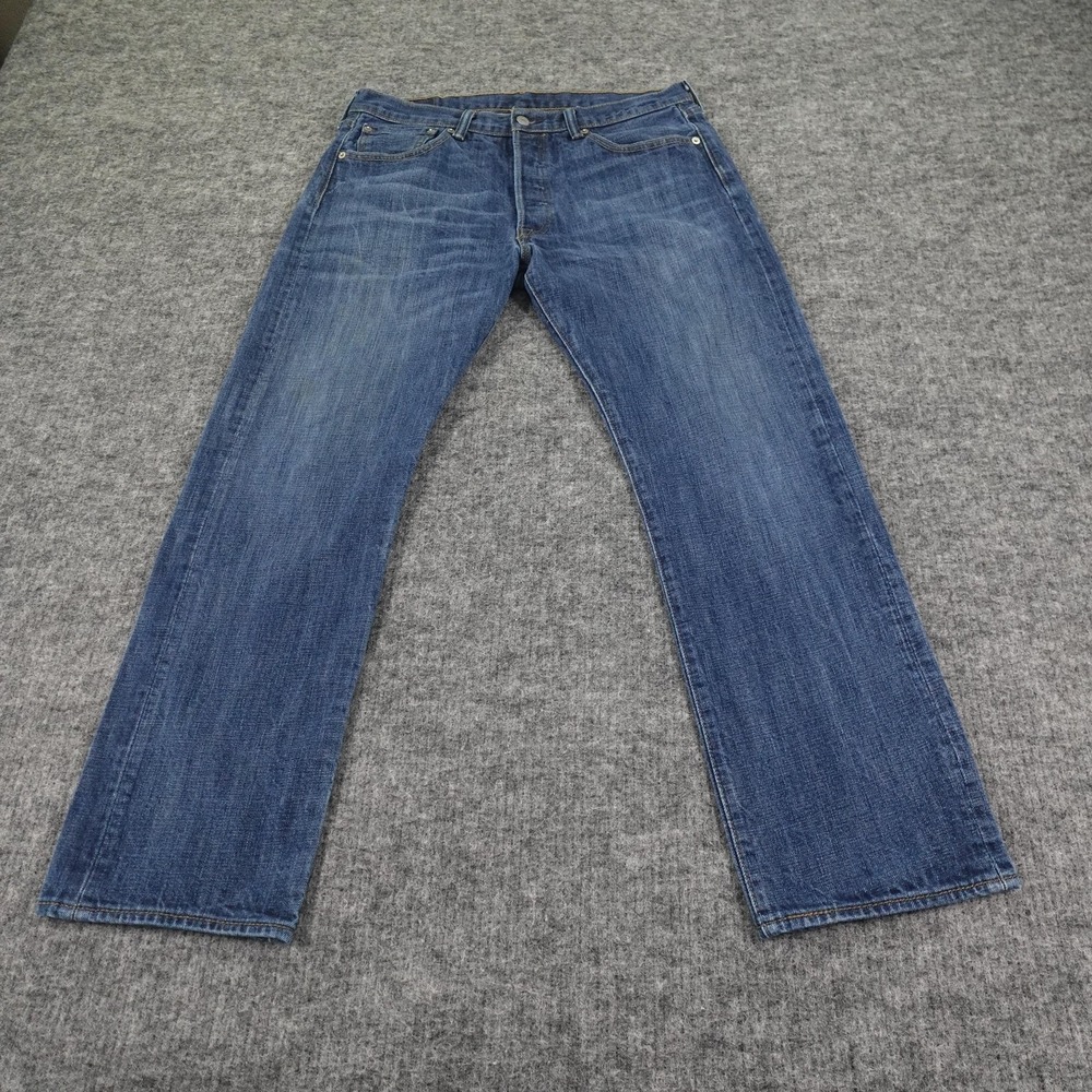 Levis 501XX Jeans Mens 34x30 Straight Leg Button Fly Classic Denim (32x27.5) - Picture 1 of 13